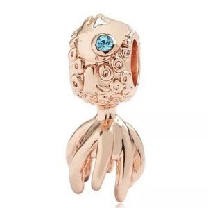 Crystal Gold Fish Charm For Pandora Bracelet